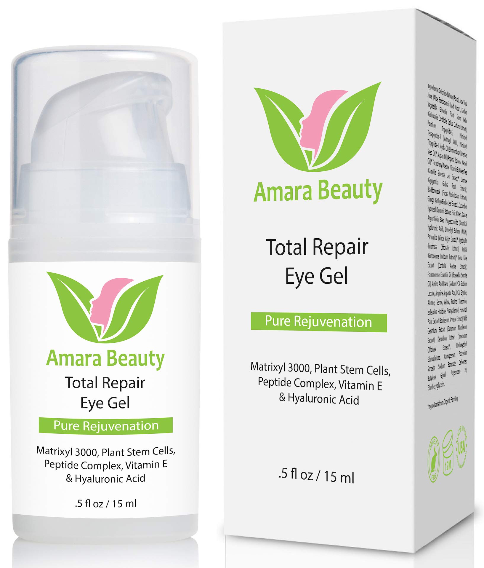 Amazon.com: Amara Beauty Eye Cream Gel for Dark Circles and