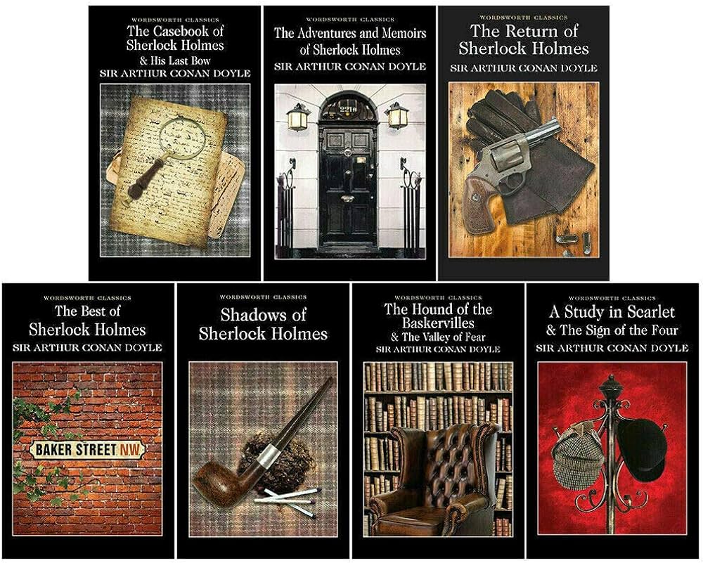 Amazon.com: Sherlock Holmes Complete Illustrated 7 Books