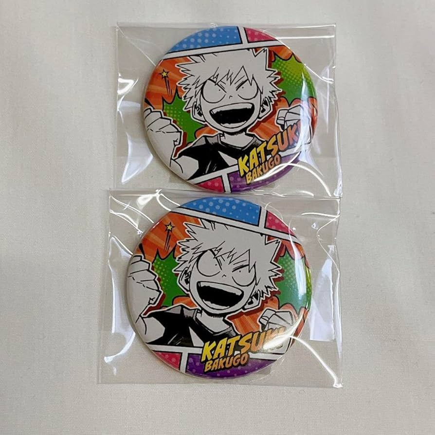 Amazon.co.jp: ヒロアカ コレクション缶バッジ プチ 子供時代 爆豪勝己