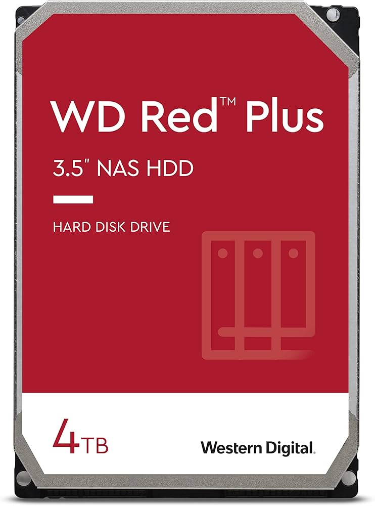 Amazon.com: Western Digital 4TB WD Red Plus NAS Internal Hard