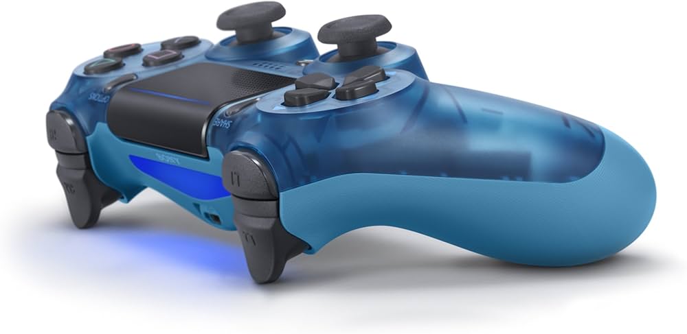 Amazon | ワイヤレスコントローラー (DUALSHOCK 4) ブルー・クリスタル