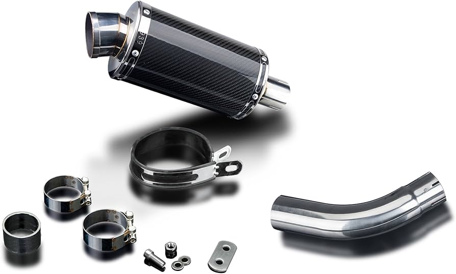 Amazon | DELKEVIC スリップオンカーボンオーバルマフラー☆SUZUKI