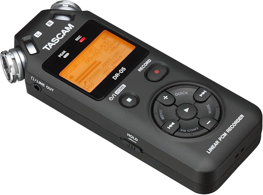 Amazon.co.jp: TASCAM リニアPCMレコーダー ブラック DR-05 : 楽器