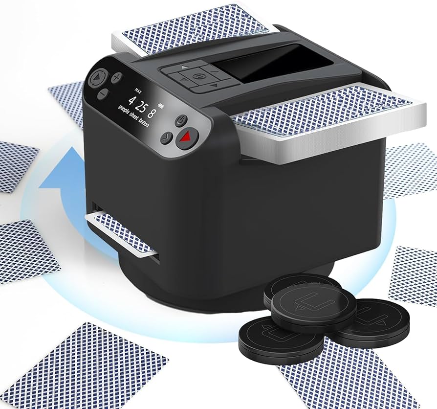 Amazon.co.jp: カードシャッフラー 自動カードディーラーとカード