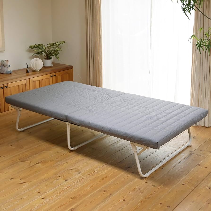 Amazon｜山善(YAMAZEN) ベッド 折り畳みベッド 【完成品】シングル 耐