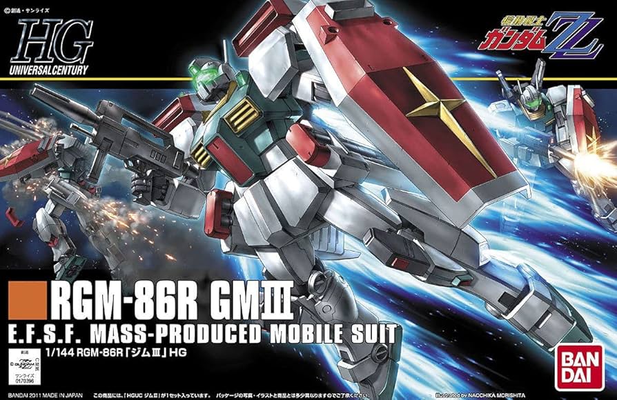 Amazon | HGUC 機動戦士ガンダムZZ RGM-86R ジムIII 1/144スケール