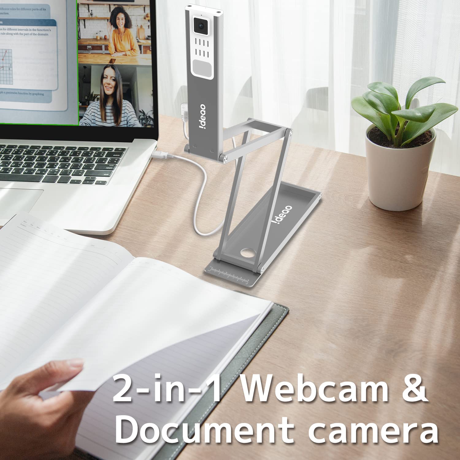 Amazon.com: Ideao DC400 4K USB Document Camera, Webcam & Scanner