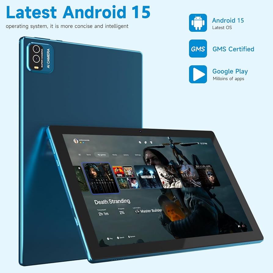 Amazon.com : IWEGGO Android 15 Tablet, 10 Inch 18GB RAM+128GB ROM