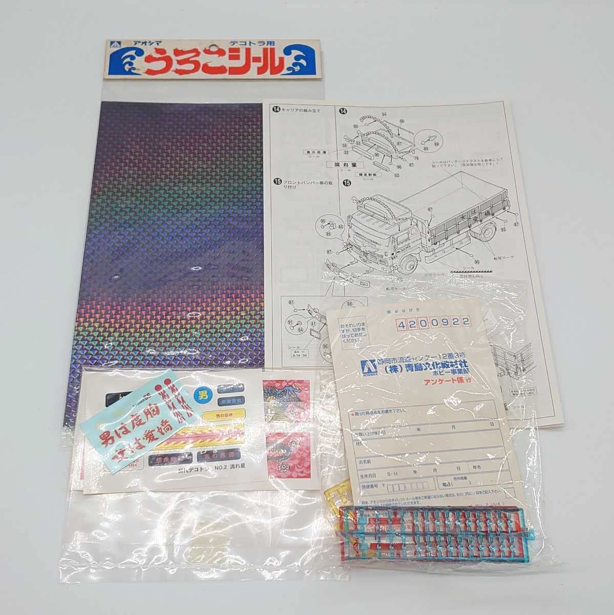 Amazon.co.jp: アオシマ 流れ星 初代デコトラ 1976年 平ボディタイプ