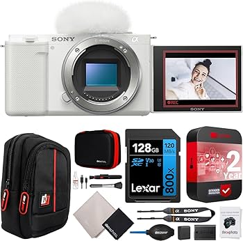 Amazon.com : Sony ZV-E10 Mirrorless APS-C Vlog Camera | Official