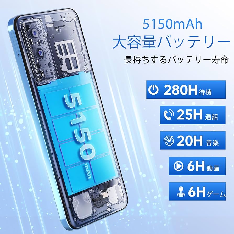 Amazon | 「最新スマホ」OUKITEL C36 SIMフリースマートフォン本体