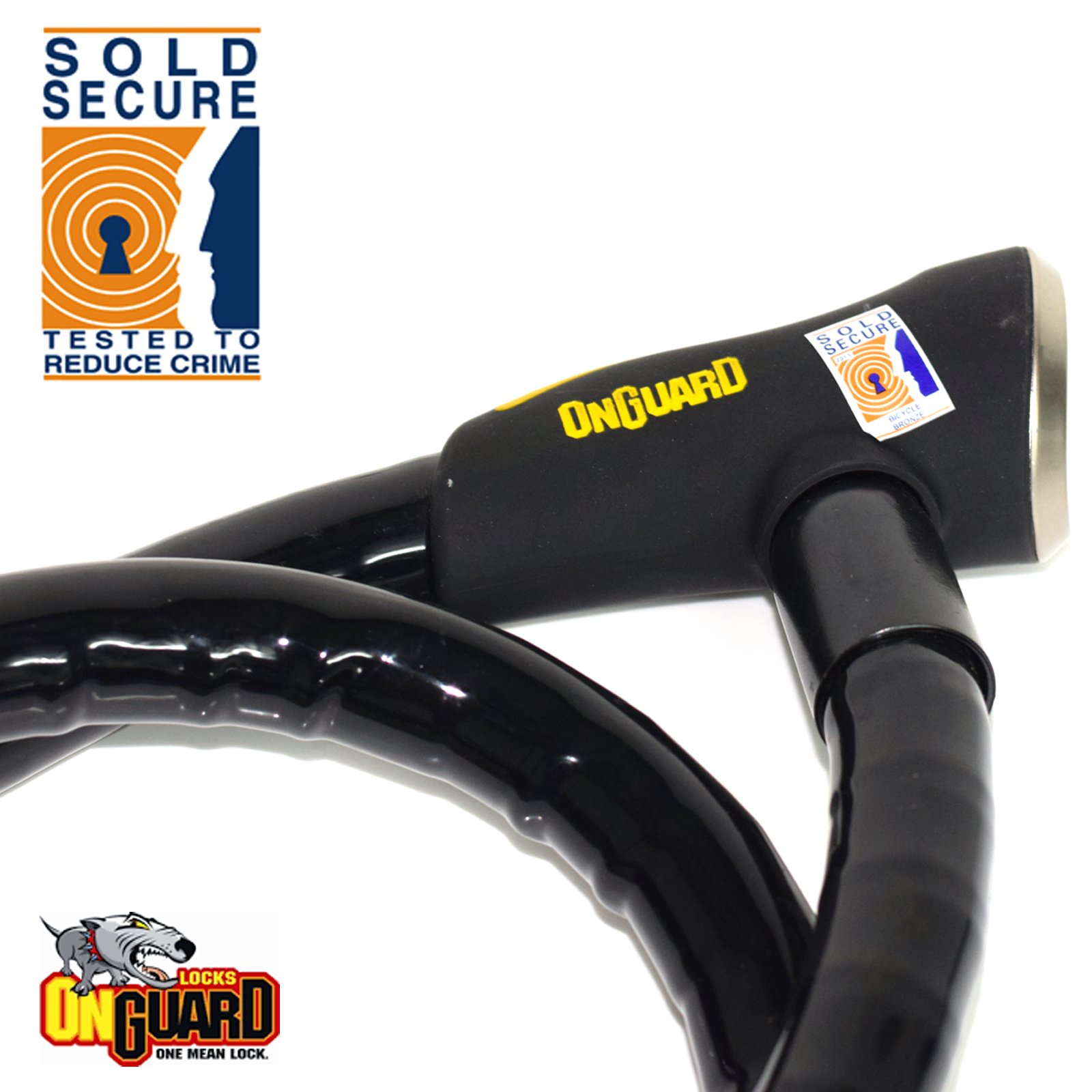 OnGuard Rottweiler 8025 Armoured Bike Cable Lock Bronze Sold