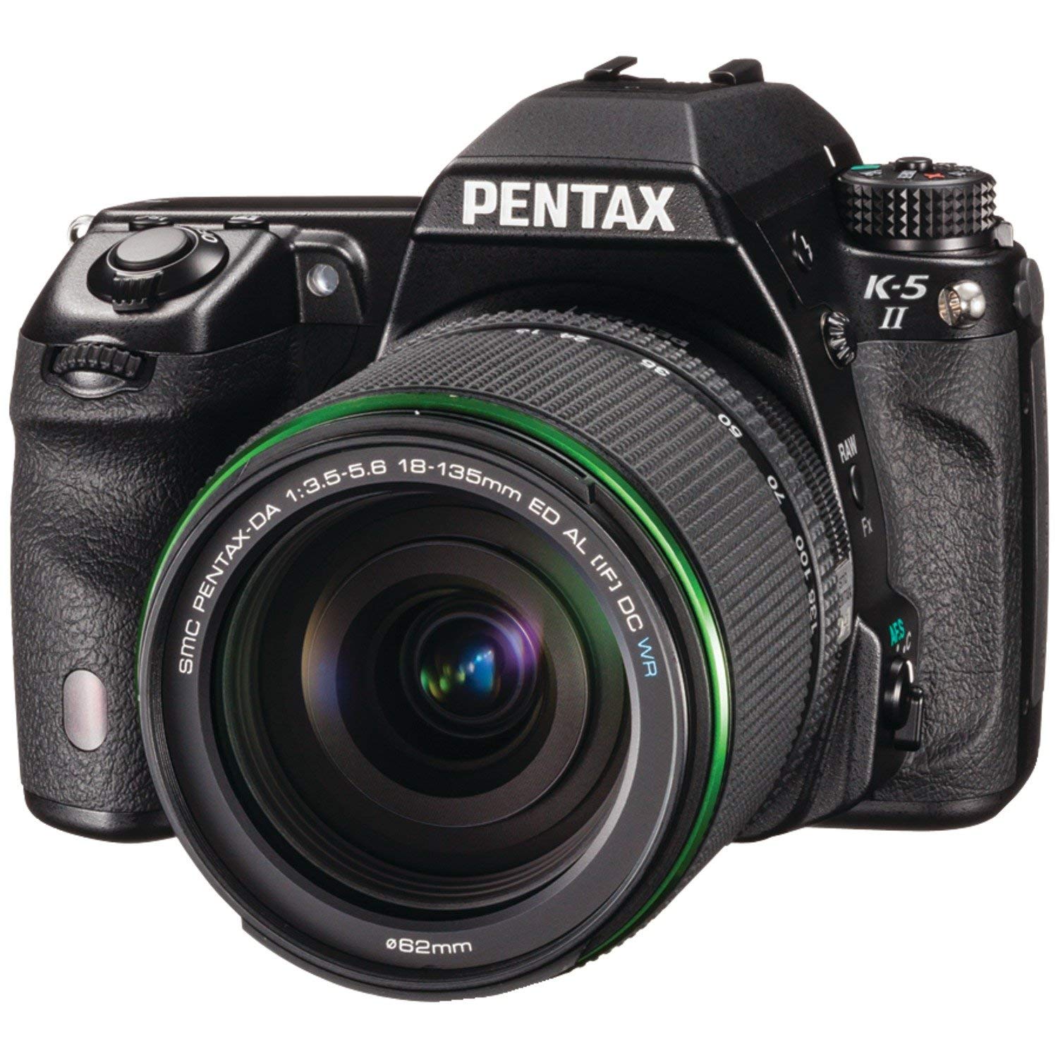Pentax K-5 II 16.3 MP DSLR DA 18-135mm WR Lens kit (Black) (Old