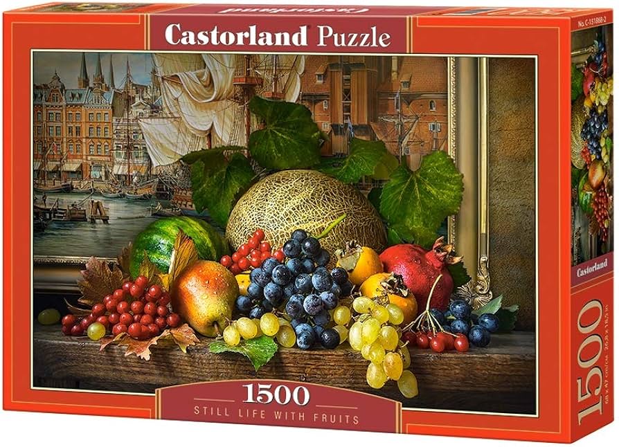 Amazon.com: Castorland Puzzle 1500 Pieces, Still Life with Fruits