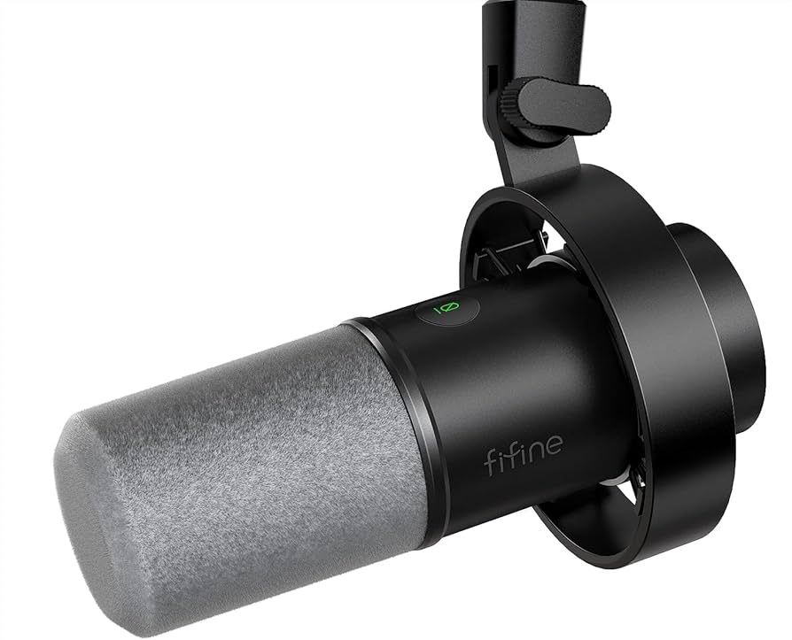 Amazon.co.jp: FIFINE ダイナミックポットキャストマイク USB/XLR接続