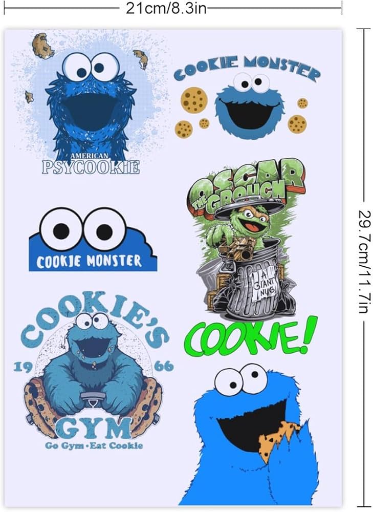 Amazon.co.jp: 防水ステッカーセット セサミストリート オスカー