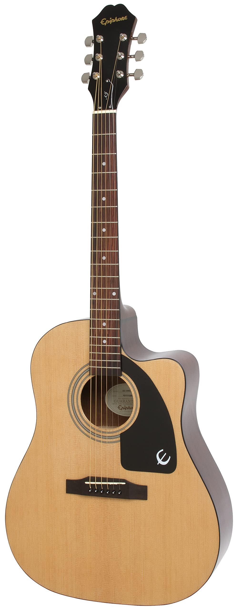 Amazon | Epiphone AJ-100CE Natural エレアコギター (エピフォン