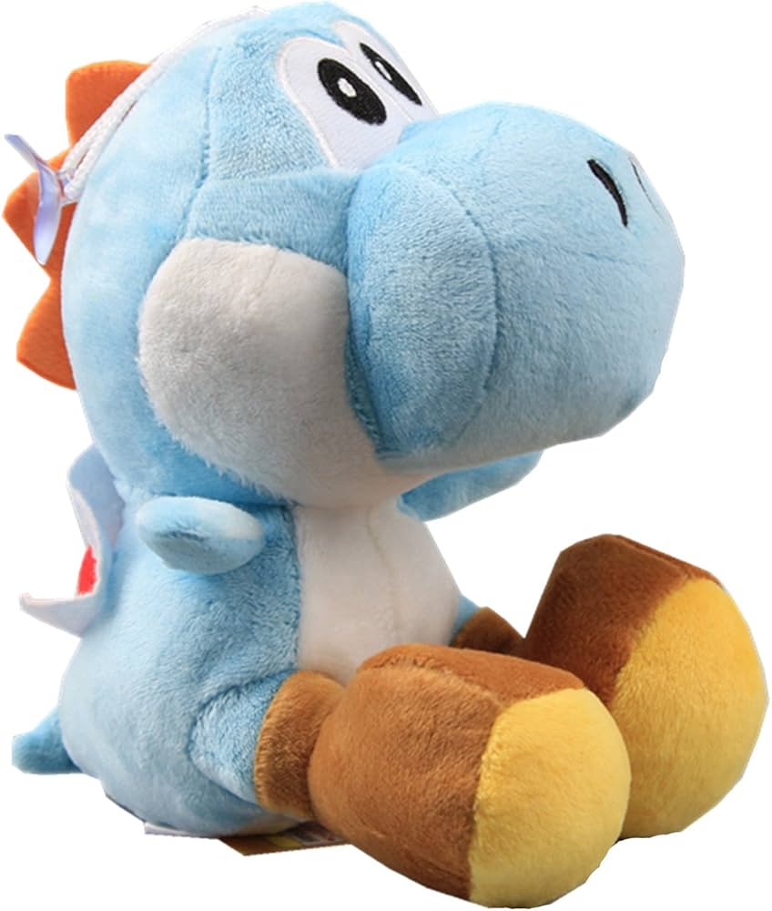 Amazon.co.jp: uiuoutoy ライトブルーヨッシーぬいぐるみ アニアムル