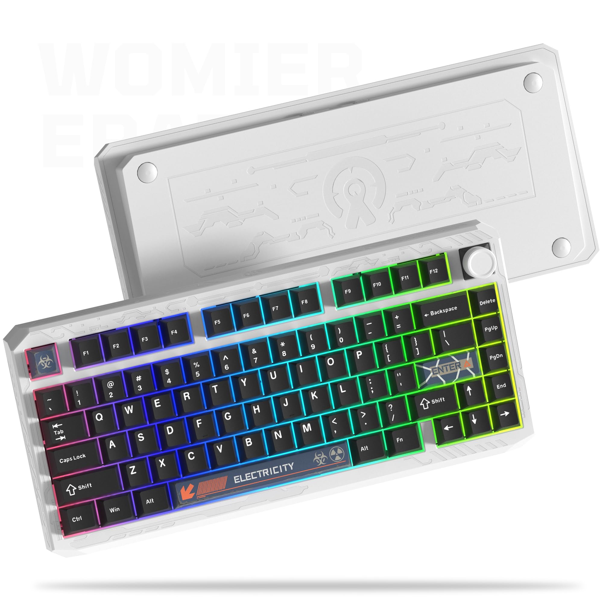 Amazon.com: Womier ERA75 75% Wireless Mechanical Keyboard with VIA