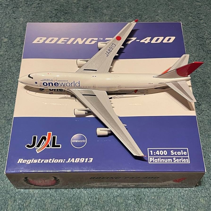 Amazon.co.jp: JAL 747-400 日本航空 one world 旧塗装 1:400 Ph