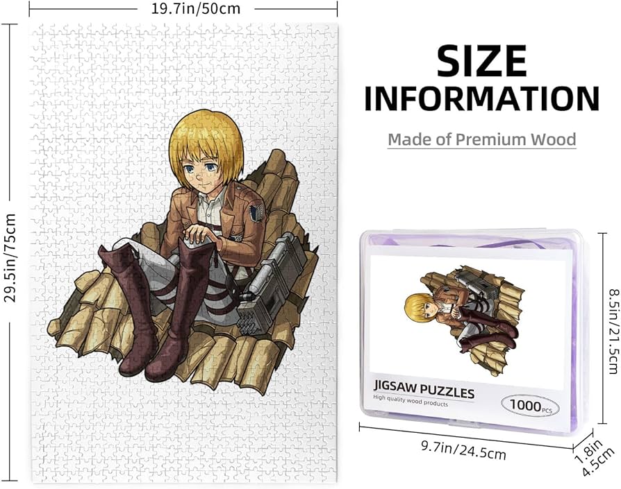 Amazon.co.jp: 1000ピース ジグソーパズル 進撃の巨人 アルミン
