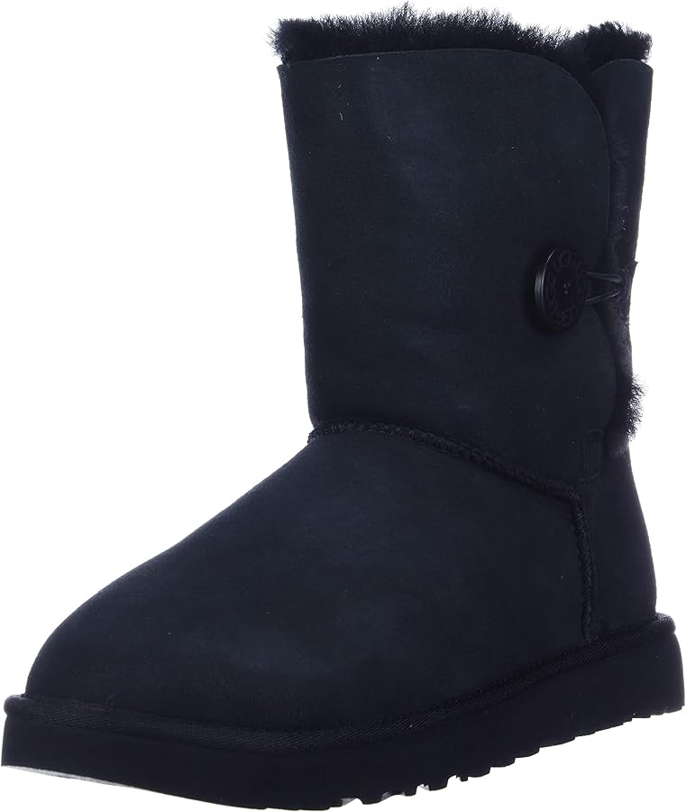 Amazon.com | UGG Women's Bailey Button Ii Boot, Black, 05 | Snow Boots