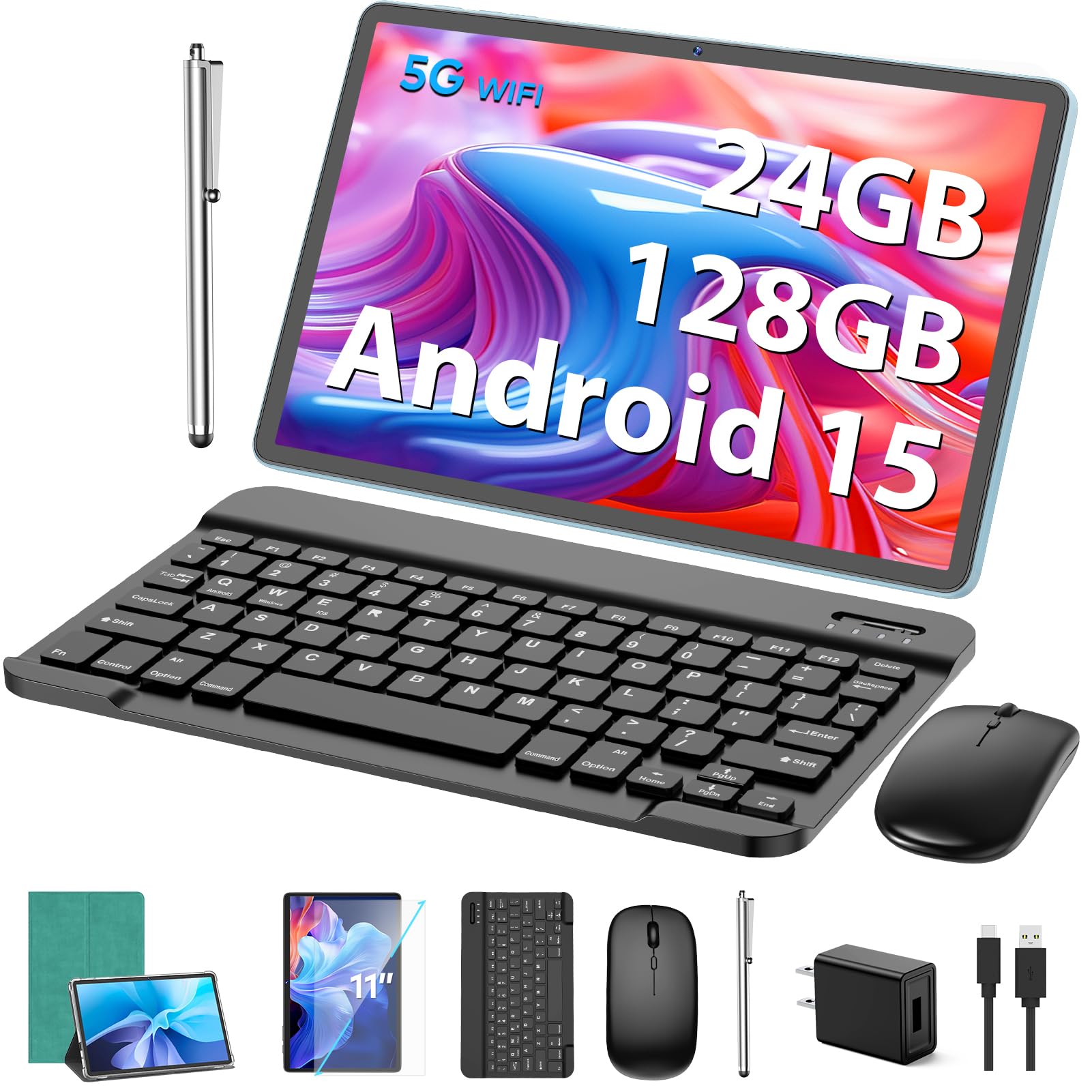 Amazon.com : Android Tablet, 11 inch Android 15 Tablet with