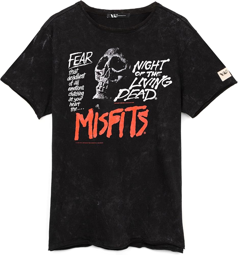 Misfits T-Shirt Unisex Punk Rock Song Band Music Gifts Black Tee