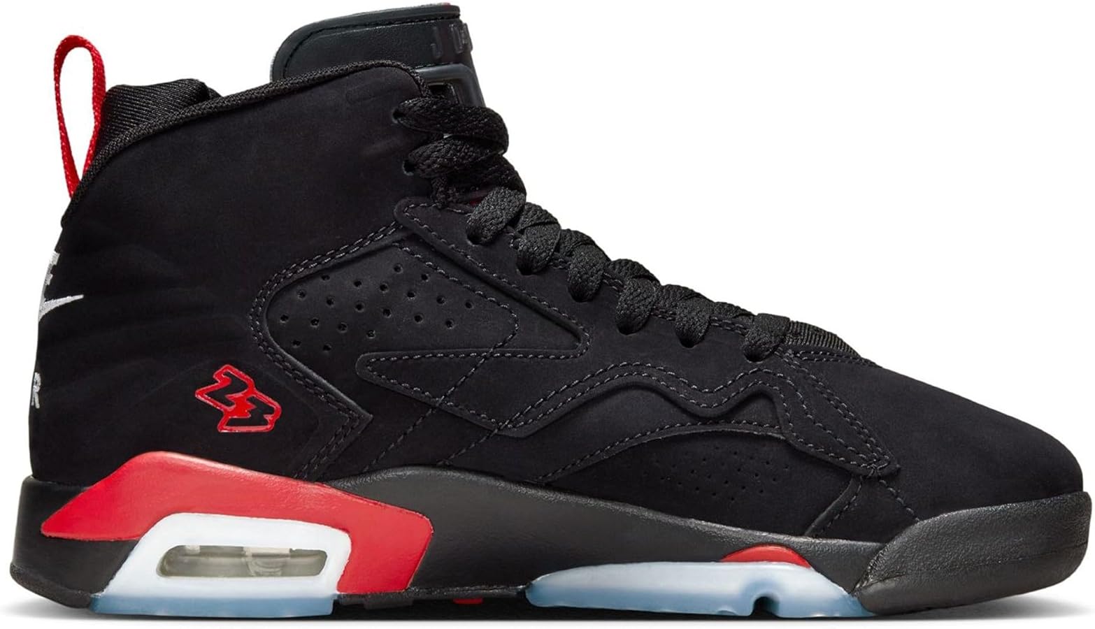 Amazon.com | Jordan Big Kid's Jumpman MVP Black/University Red