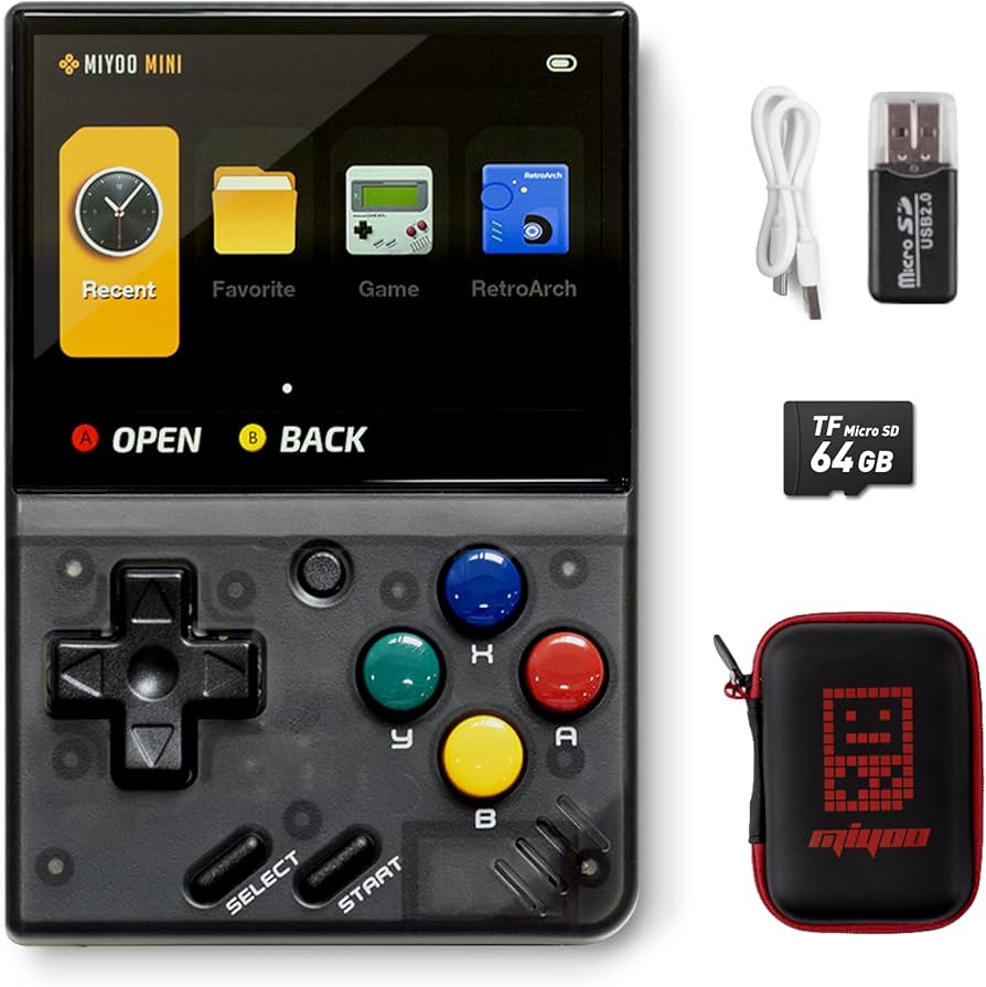 Amazon.com: Miyoo Mini V2, Handheld Game Console 2.8-inch HD