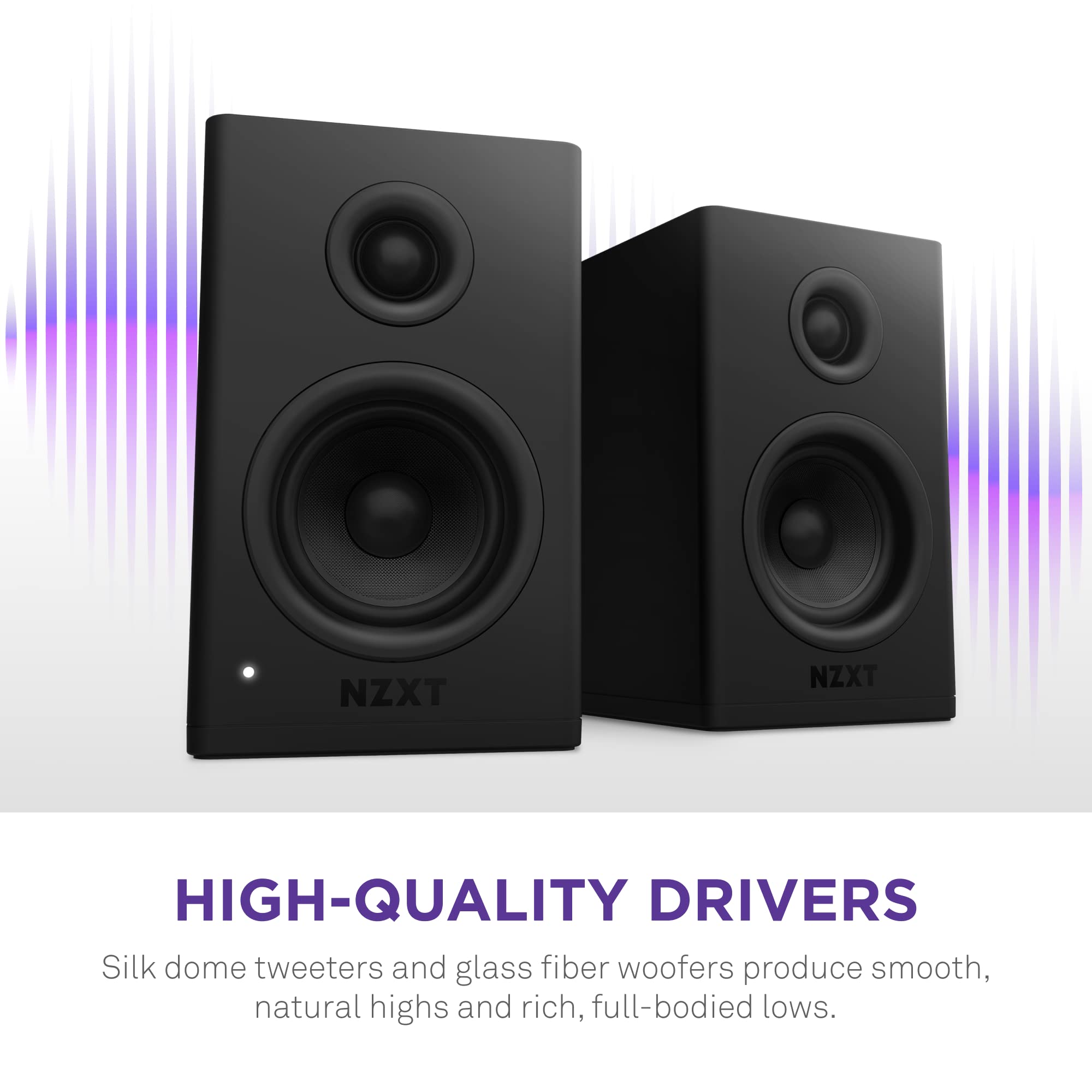 Amazon.com: NZXT Relay PC Gaming Desktop Speakers - AP-SPKB2-US