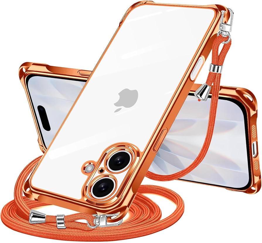 Amazon.co.jp: NISIILNG iPhone 17 用 ケース クリア ショルダー