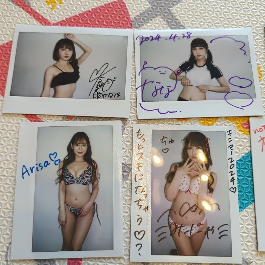 Amazon | 近代麻雀水着祭2024サイン入り ワイドチェキ10枚 | ドミノ