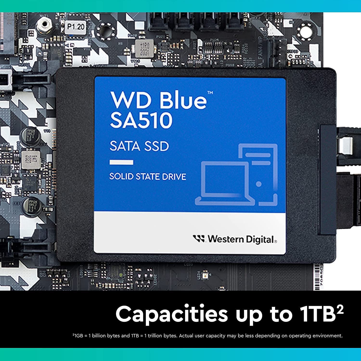 WD Blue 1TB 3D NAND SATA III 6Gb/s 2.5