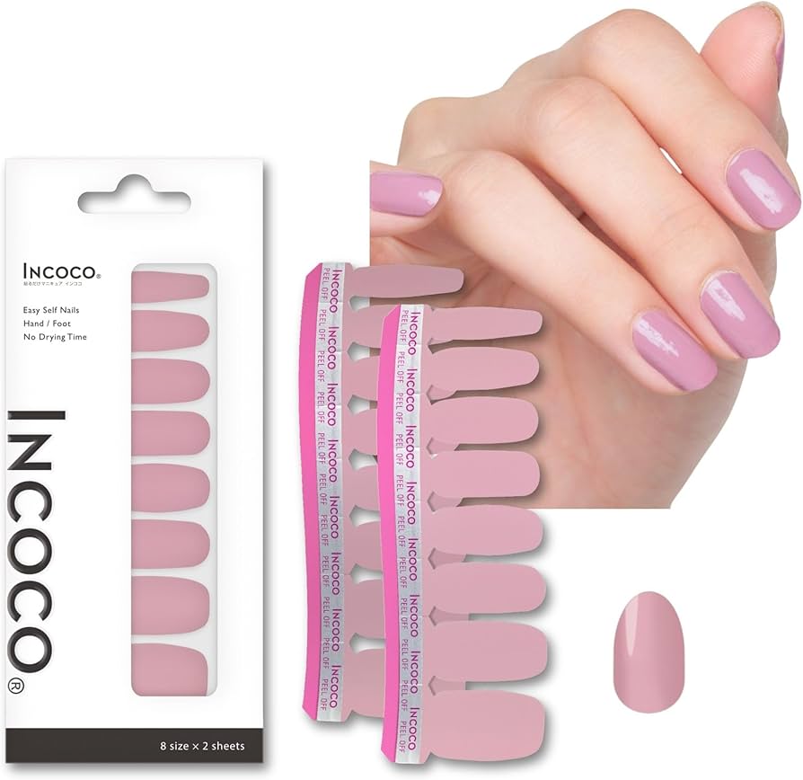 Amazon | インココ INCOCO ネイルシール 貼るだけ ジェルネイル風