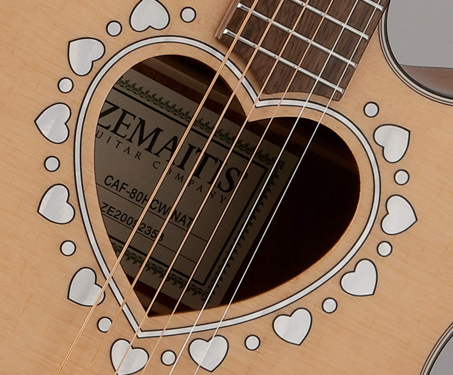 Amazon | Zemaitis ゼマイティス エレアコギター カッタウェイ CAF