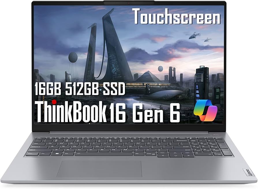 Amazon.com: Lenovo ThinkBook 16 Gen 6 Business Laptop (16