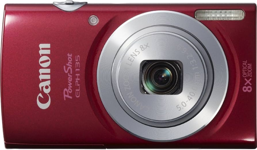 Amazon.com : Canon PowerShot ELPH135 Digital Camera (Red