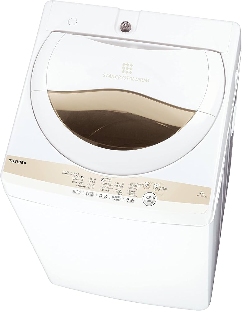 Amazon.co.jp: Toshiba AW-5GA1(W) Star Crystal Drum Fully Automatic