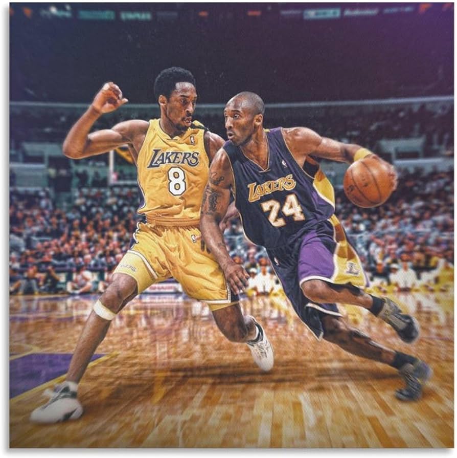 Amazon.co.jp: コービー・ブライアント 8 VS 24 アートポスター