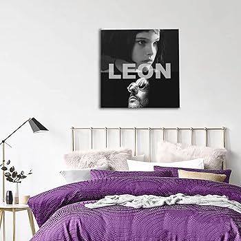 映画LEONシーン アートフレーム 黒 映画ポスター 『レオン』LEON The