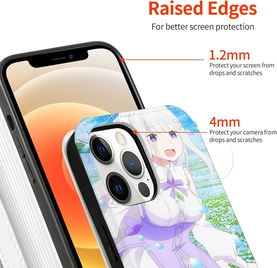 Amazon.co.jp: リゼロ エミリア IPhone12 Pro Max スマホケース 手帳型