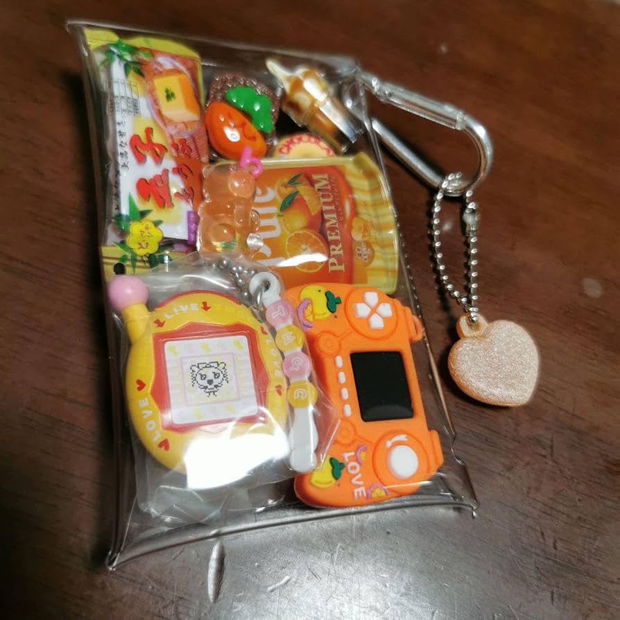 Amazon | ガチャ詰めポーチ オレンジ | バッグ・財布 | おもちゃ