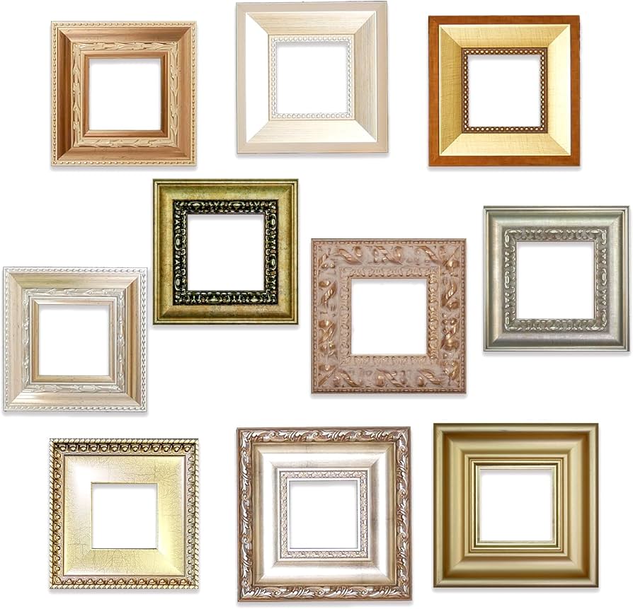 Amazon.co.jp: 小さい ミニ 額縁 額 アンティーク調 アートフレーム