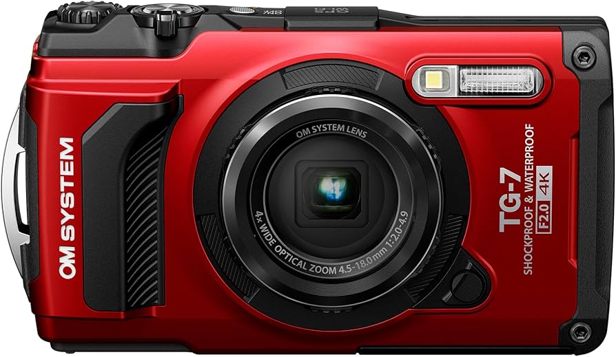 Amazon.com : OM System OLYMPUS Tough TG-7 Red Underwater Camera