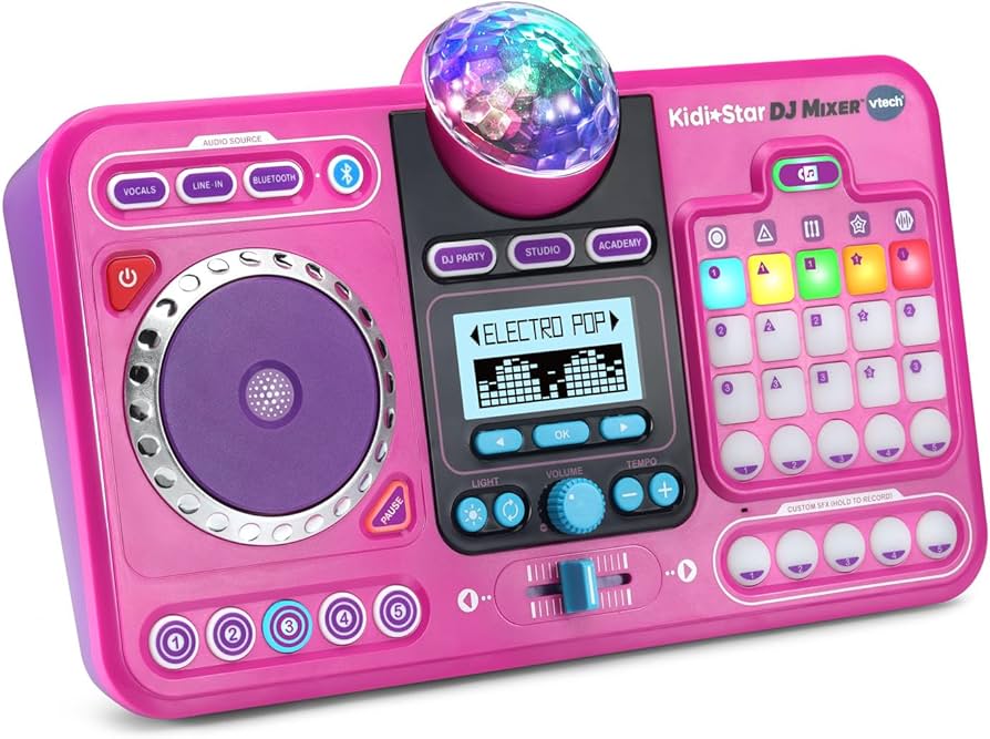 Amazon.com: VTech Kidi Star DJ Mixer, Pink : Toys & Games