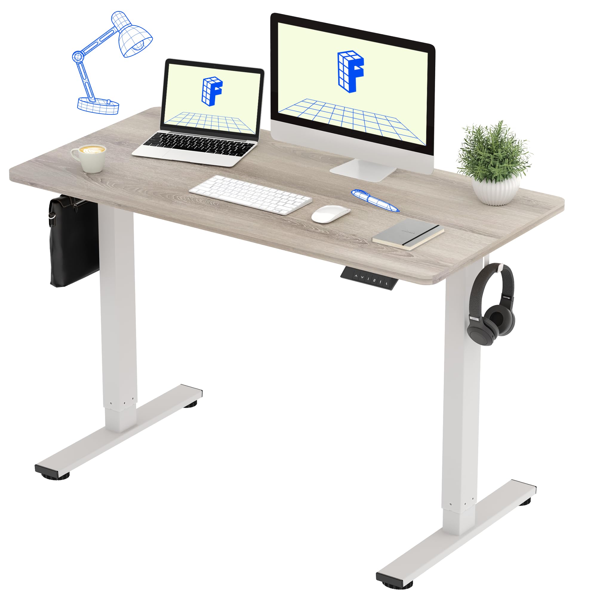 Amazon | FLEXISPOT 電動式スタンディングデスク(幅120×奥行60