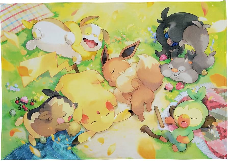 Amazon.co.jp: ポケモンセンターオリジナル ガーゼケット みんな