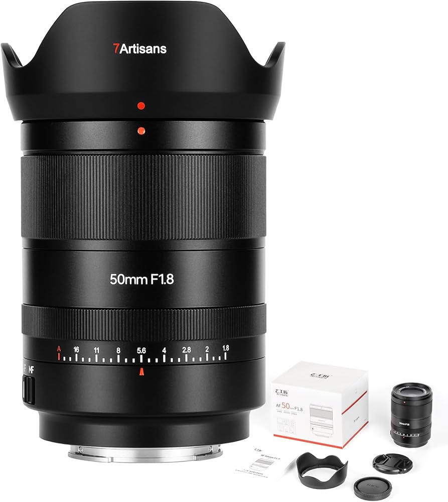 Amazon.com : 7artisans AF 50mm F1.8 Camera Lens for Sony E Mount