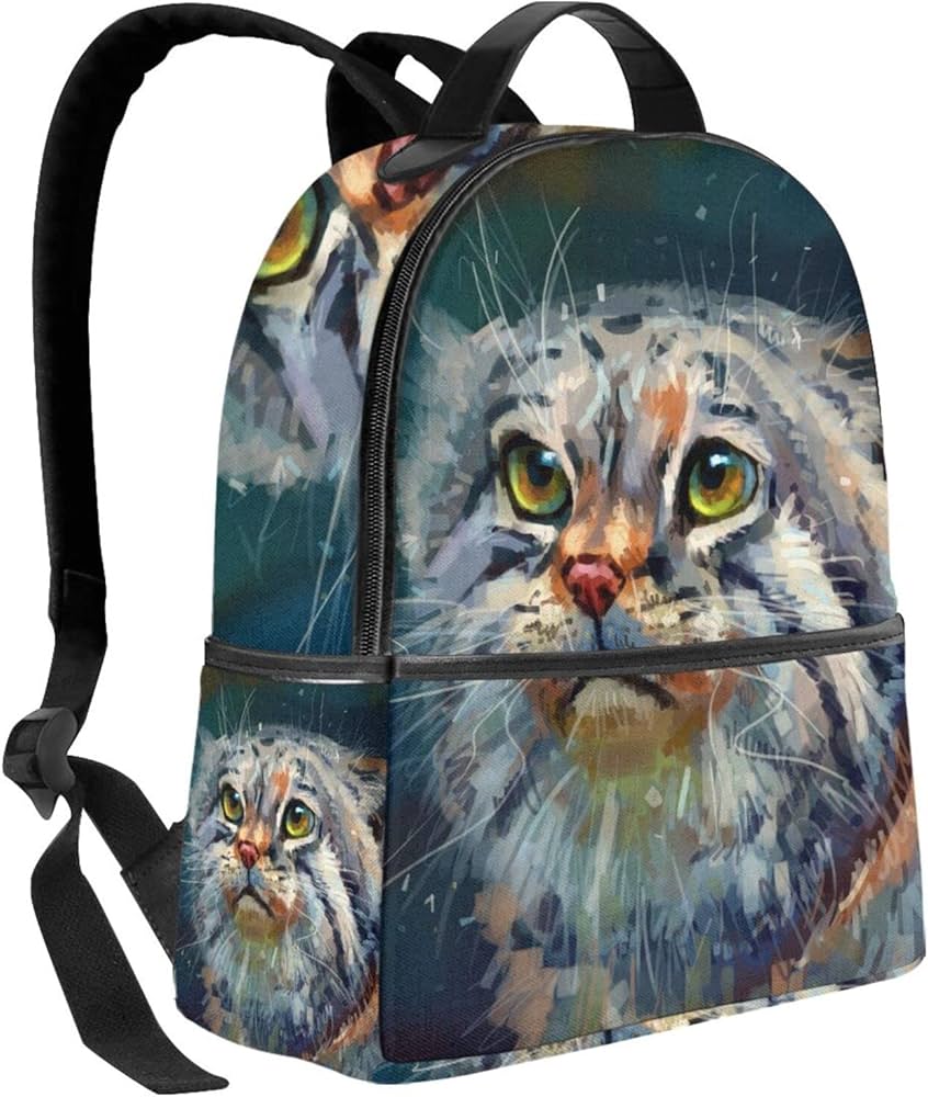 Amazon.co.jp: リュック デイパック リュックサック 猫 絵画 アート